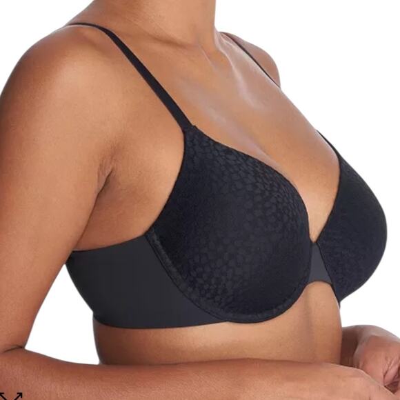 Natori 731337 Comfort Evolution Memory Foam Convertible Black Bra 32G - Picture 2 of 7